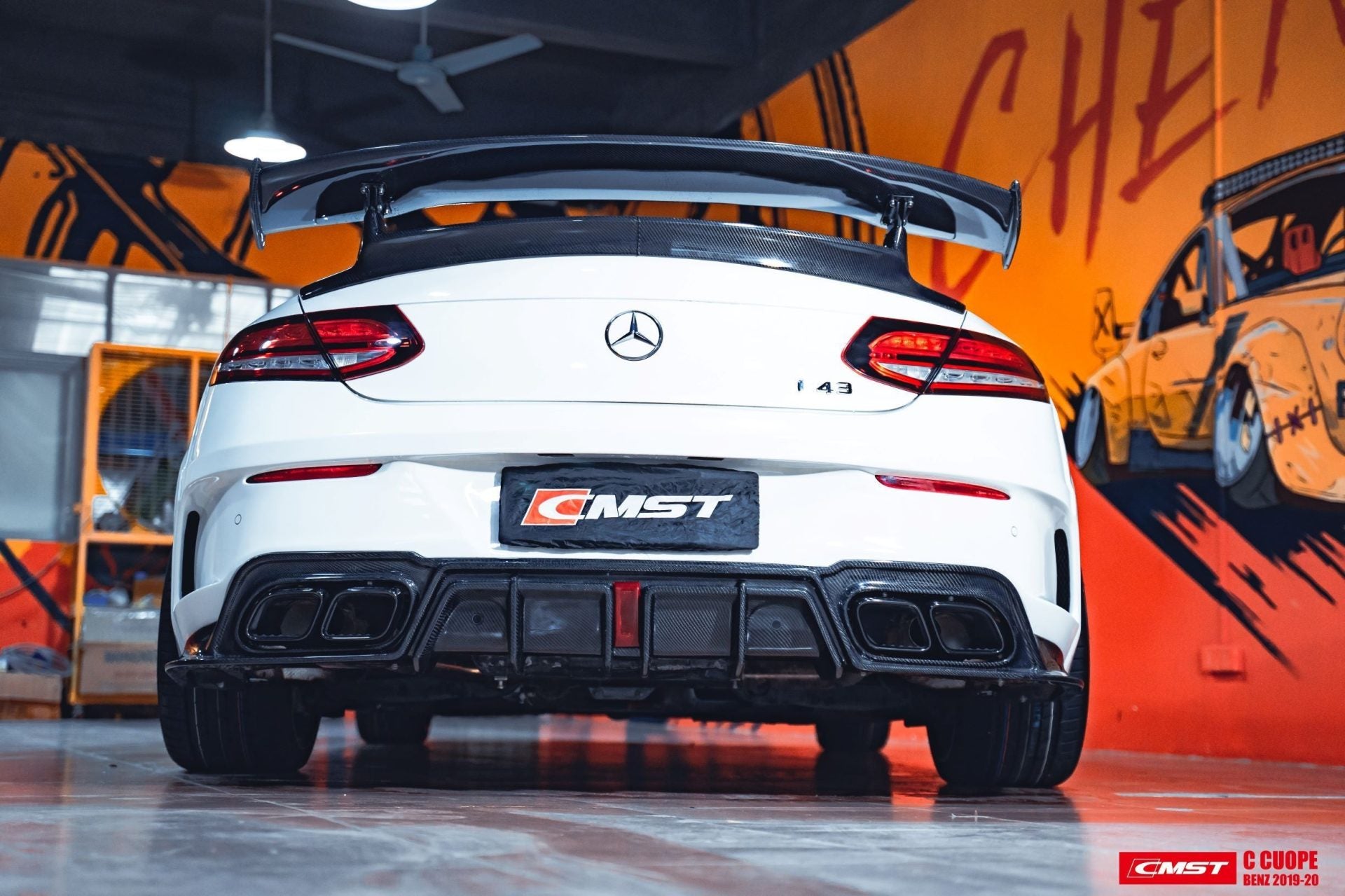 CMST Carbon Fiber Wide Body Kit for Mercedes-Benz C43 C300 C Coupe 2015-ON - Robot Bodykits
