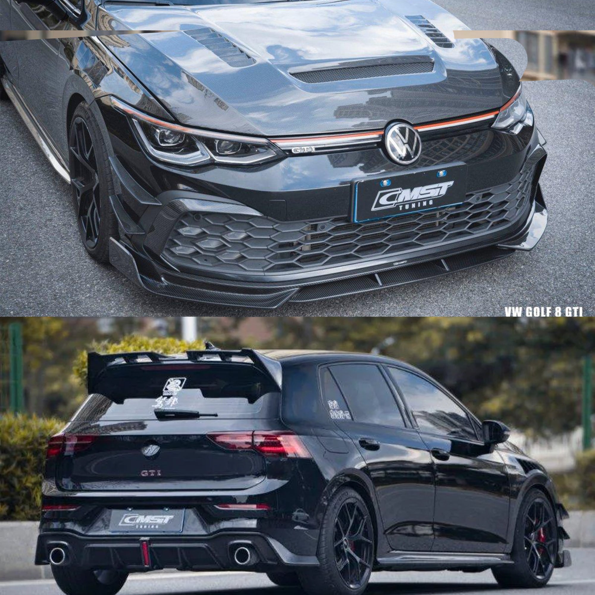 CMST Tuning Carbon Fiber Full Dry-Carbon Bodykit for Volkswagen GTI MK8
