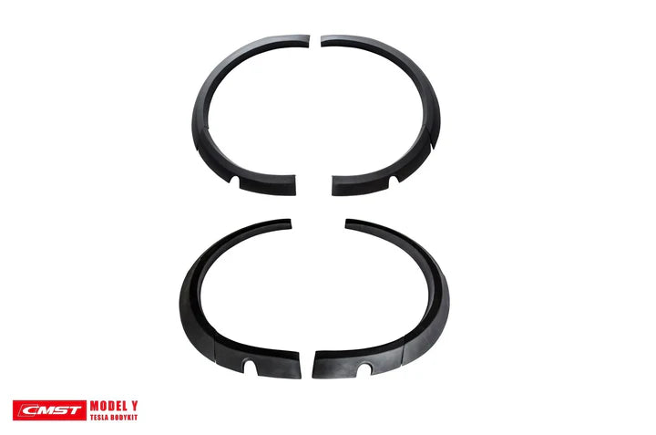 CMST Tuning Carbon Fiber Widebody Wheel Arches for Tesla Model Y - Robot Bodykits