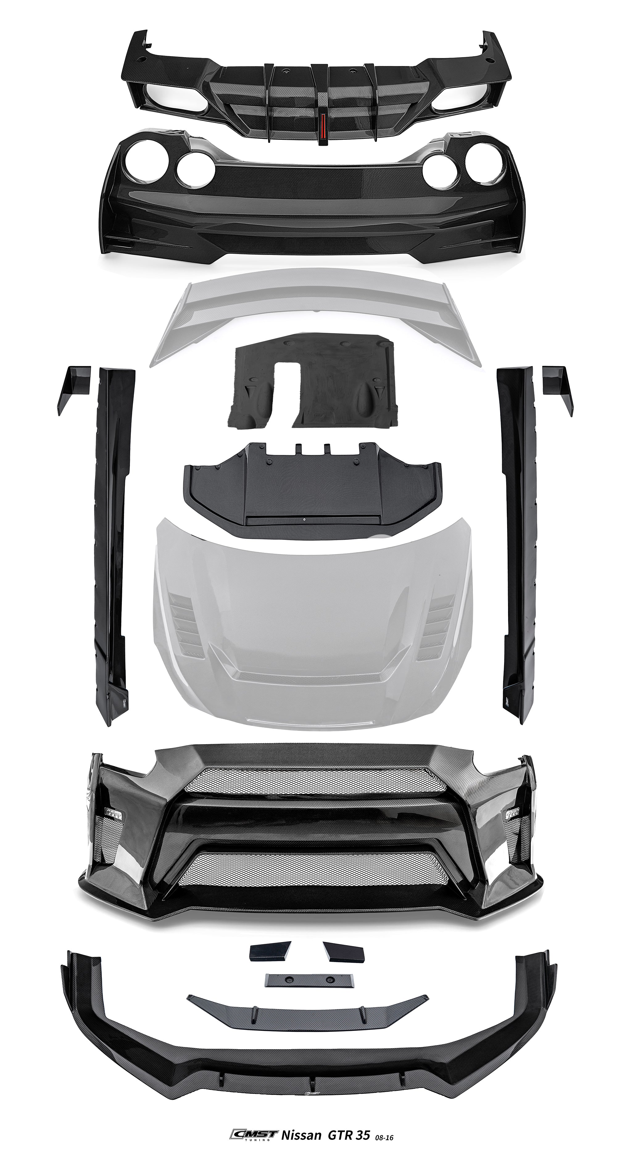 CMST Nissan GTR R35 Carbon Fibre Narrowbody Kit 2008-2016