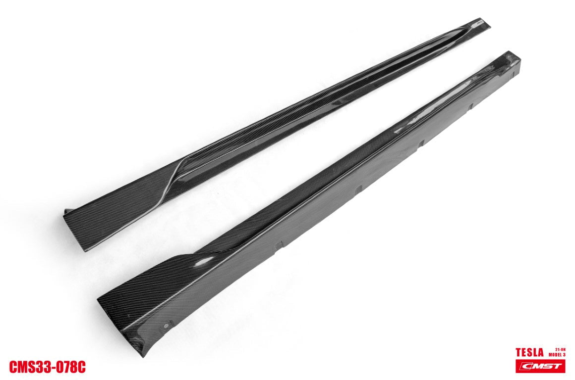 CMST Tesla Model 3 Carbon Fiber Full Body Kit Style F - Robot Bodykits