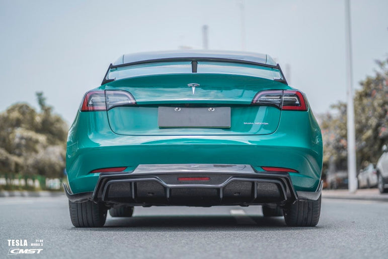 CMST Tesla Model 3 Carbon Fiber Full Body Kit Style F - Robot Bodykits