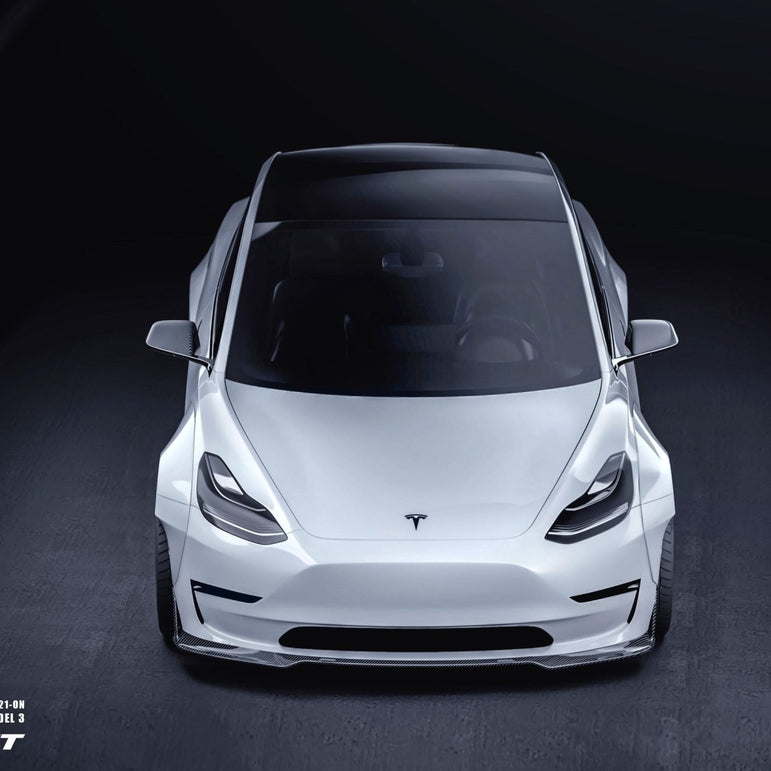 CMST Tesla Model 3 Carbon Fiber Full Body Kit Style F - Robot Bodykits