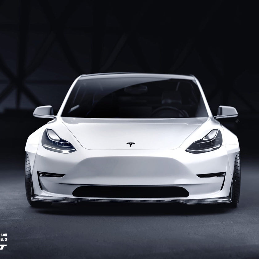 CMST Tesla Model 3 Carbon Fiber Full Body Kit Style F - Robot Bodykits