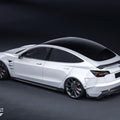 CMST Tesla Model 3 Carbon Fiber Full Body Kit Style F - Robot Bodykits