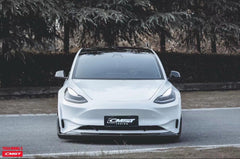 CMST Tuning Carbon Fiber Front Bumper & Front Lip for Tesla Model 3 Ver.2