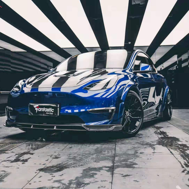 CMST Tuning Carbon Fiber Hood Bonnet Ver.1 for Tesla Model Y - Robot Bodykits
