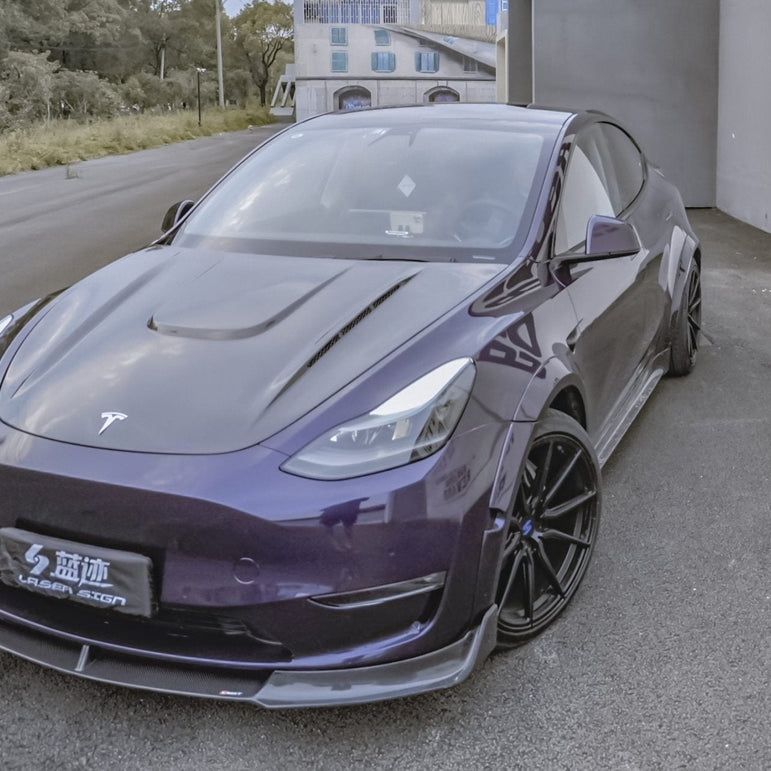CMST Tuning Carbon Fiber Hood Bonnet Ver.1 for Tesla Model Y - Robot Bodykits