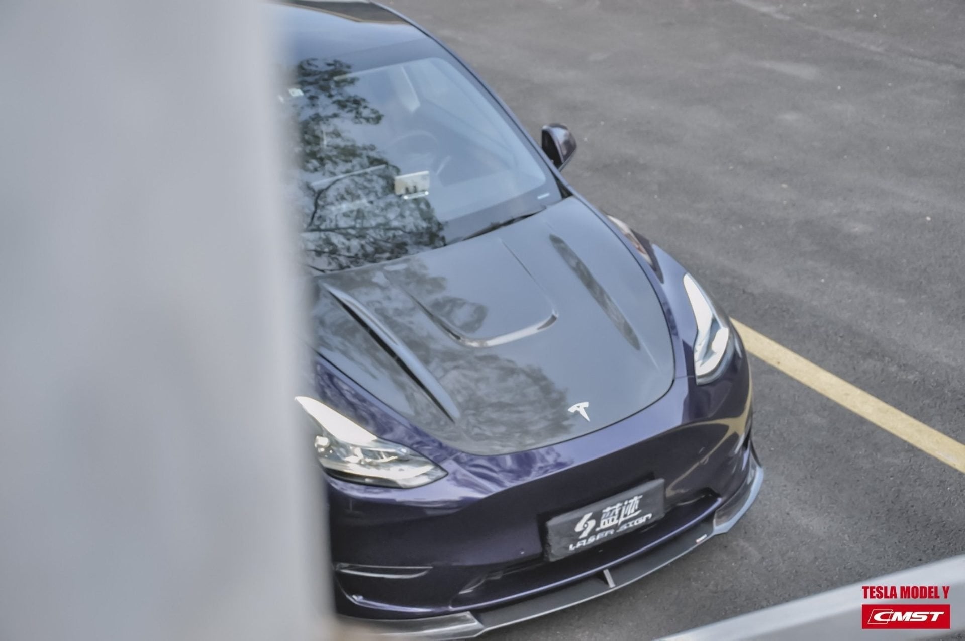 CMST Tuning Carbon Fiber Hood Bonnet Ver.1 for Tesla Model Y - Robot Bodykits
