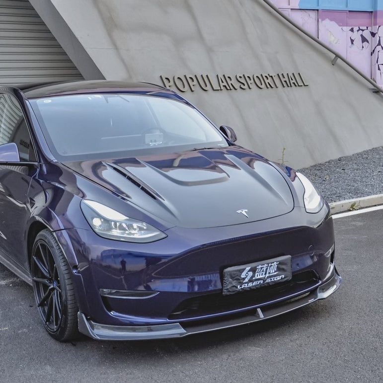 CMST Tuning Carbon Fiber Hood Bonnet Ver.1 for Tesla Model Y - Robot Bodykits