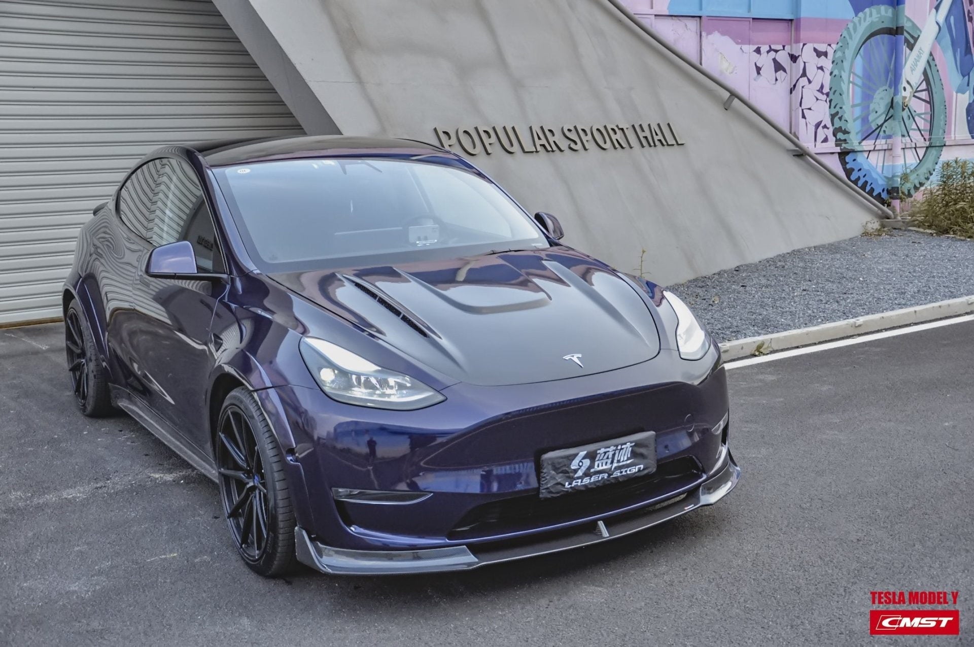 CMST Tuning Carbon Fiber Hood Bonnet Ver.1 for Tesla Model Y - Robot Bodykits