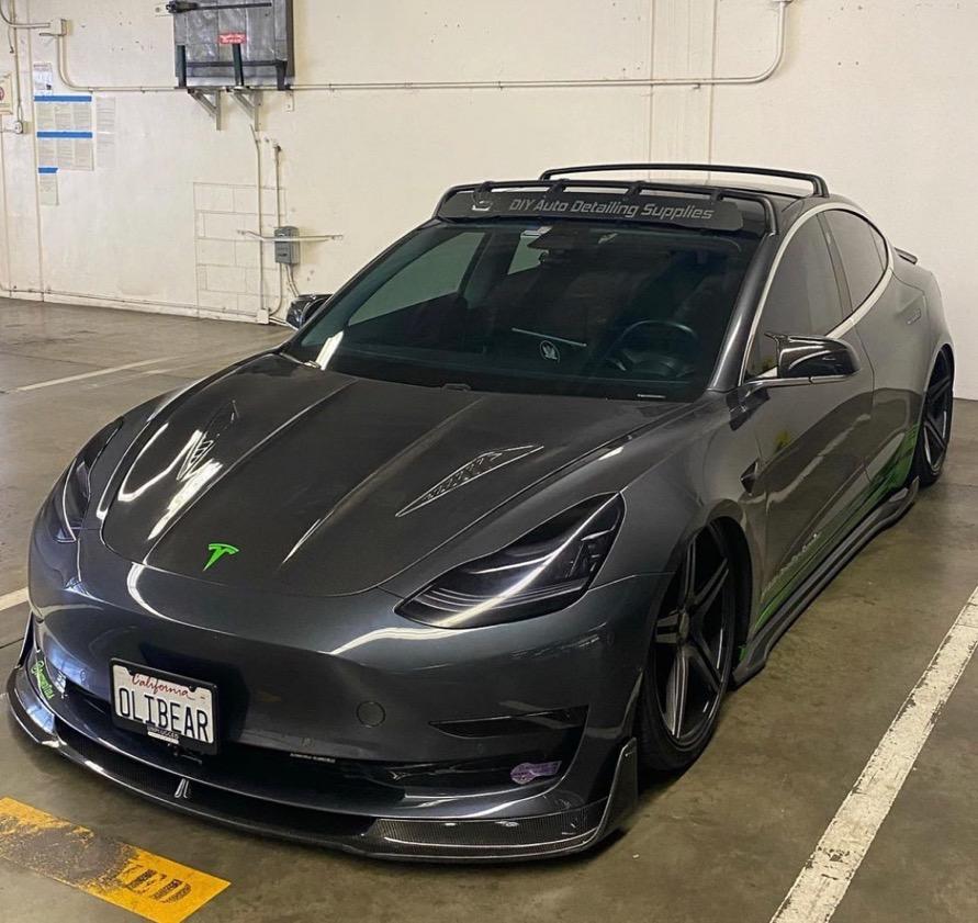 CMST Tuning Carbon Fiber Hood Ver.2 for Tesla Model 3 - Robot Bodykits