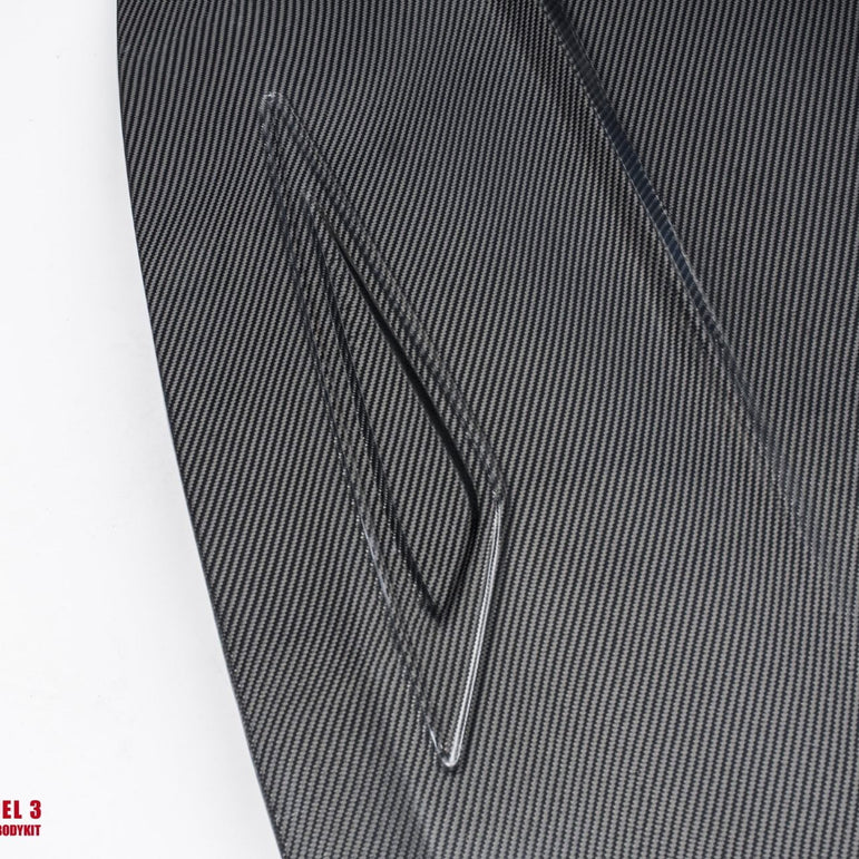CMST Tuning Carbon Fiber Hood Ver.1 for Tesla Model 3 - Robot Bodykits