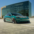 CMST Tuning Carbon Fiber Hood Clearview Glass Transparent for Tesla Model 3 - Robot Bodykits