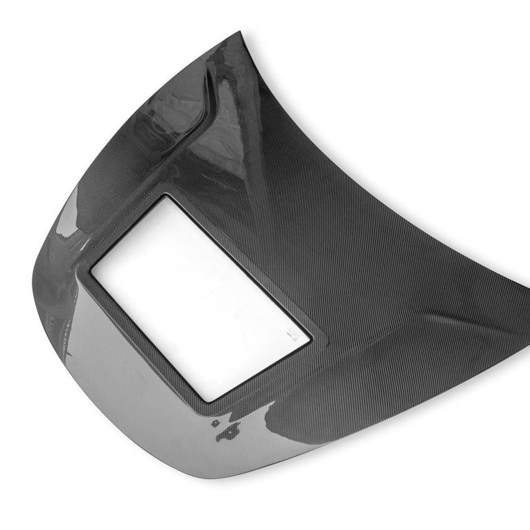 CMST Tuning Carbon Fiber Hood Clearview Glass Transparent for Tesla Model 3 - Robot Bodykits