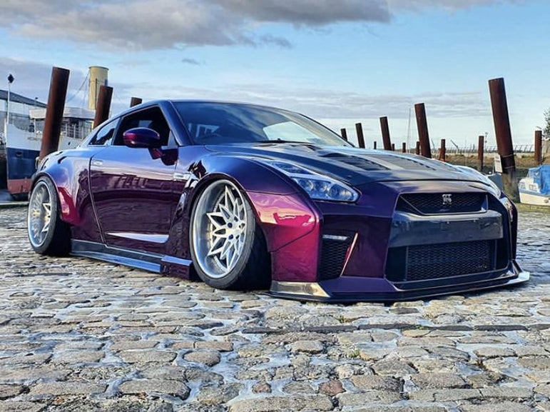 CMST Carbon Fiber Stage 1 Front Bumper & Lip for Nissan GTR GT-R R35 2008-2016 Facelift Conversion - Robot Bodykits