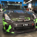 CMST Carbon Fiber Stage 1 Front Bumper & Lip for Nissan GTR GT-R R35 2008-2016 Facelift Conversion - Robot Bodykits