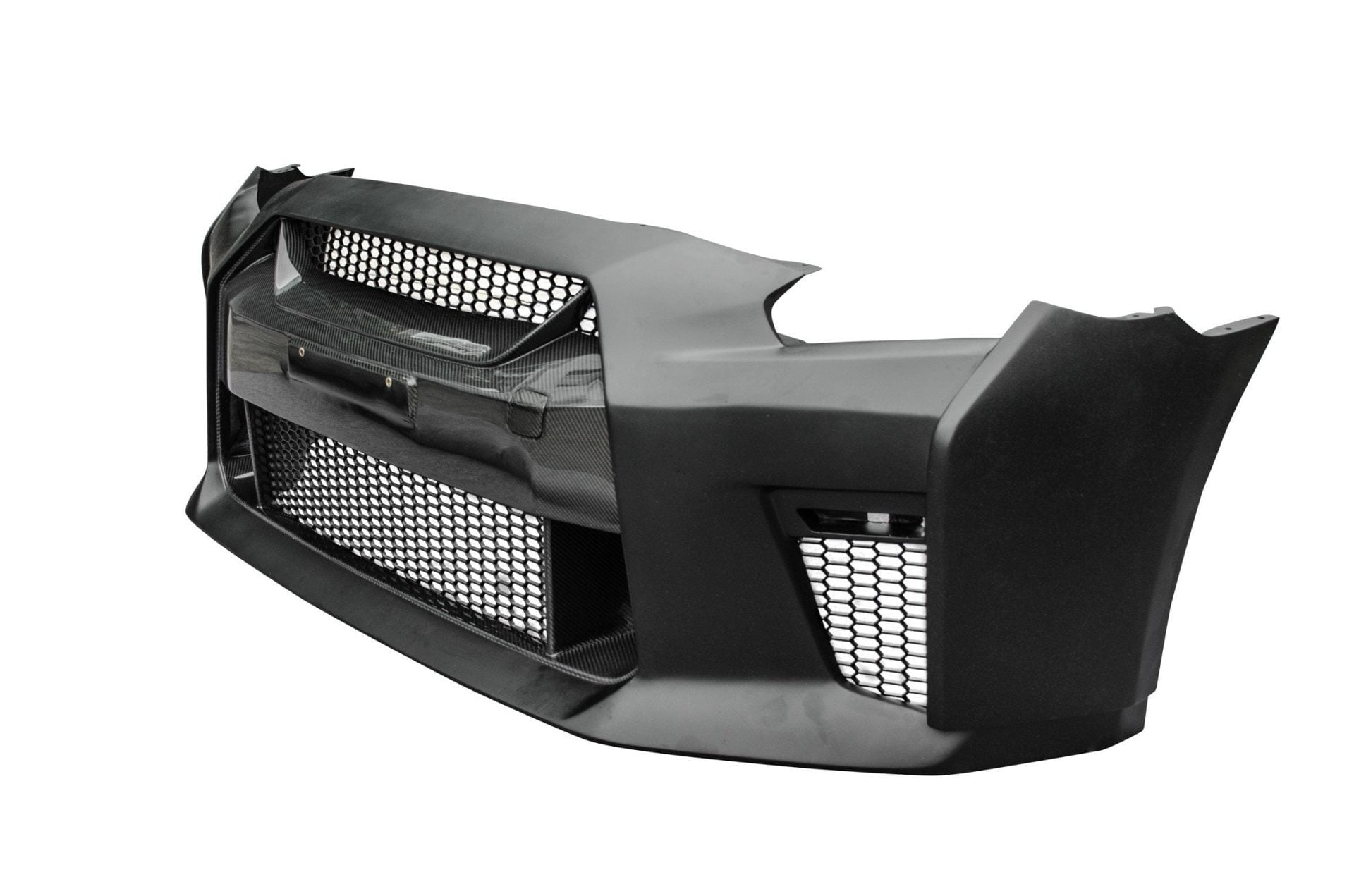 CMST Carbon Fiber Stage 1 Front Bumper & Lip for Nissan GTR GT-R R35 2008-2016 Facelift Conversion - Robot Bodykits