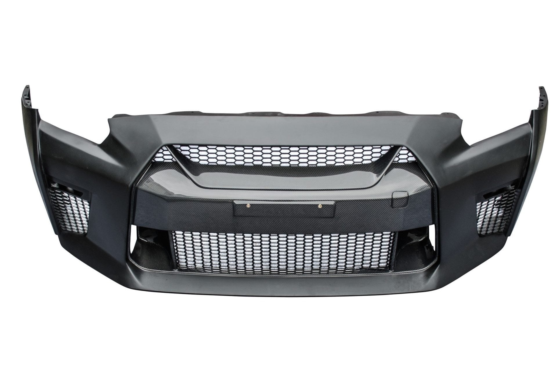 CMST Carbon Fiber Stage 1 Front Bumper & Lip for Nissan GTR GT-R R35 2008-2016 Facelift Conversion - Robot Bodykits