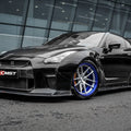 CMST Tuning Nissan GTR GT-R R35 2008-2016 Carbon Fiber Tempered Glass Transparent Hood Window See Through - Robot Bodykits