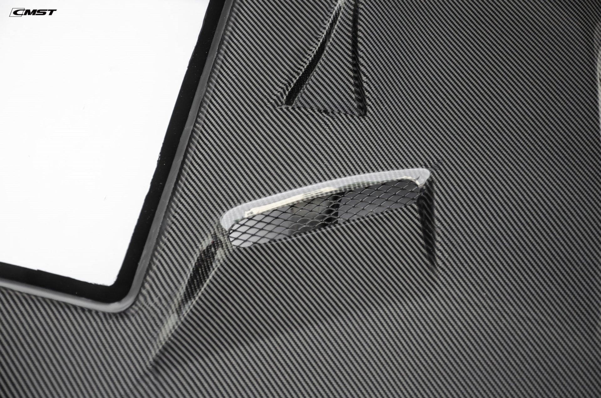 CMST Tuning Nissan GTR GT-R R35 2008-2016 Carbon Fiber Tempered Glass Transparent Hood Window See Through - Robot Bodykits