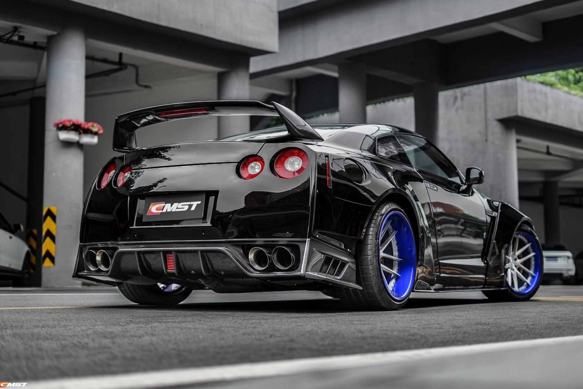 CMST Carbon Fiber Rear Spoiler for Nissan GTR GT-R R35 2008-2016 - Robot Bodykits