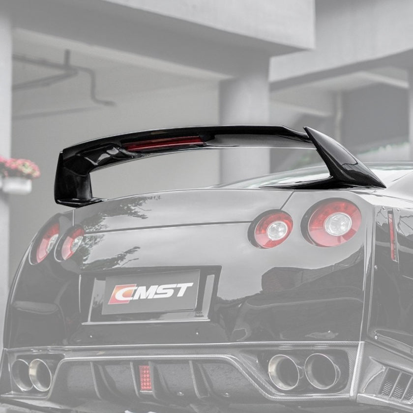 CMST Carbon Fiber Rear Spoiler for Nissan GTR GT-R R35 2008-2016 - Robot Bodykits