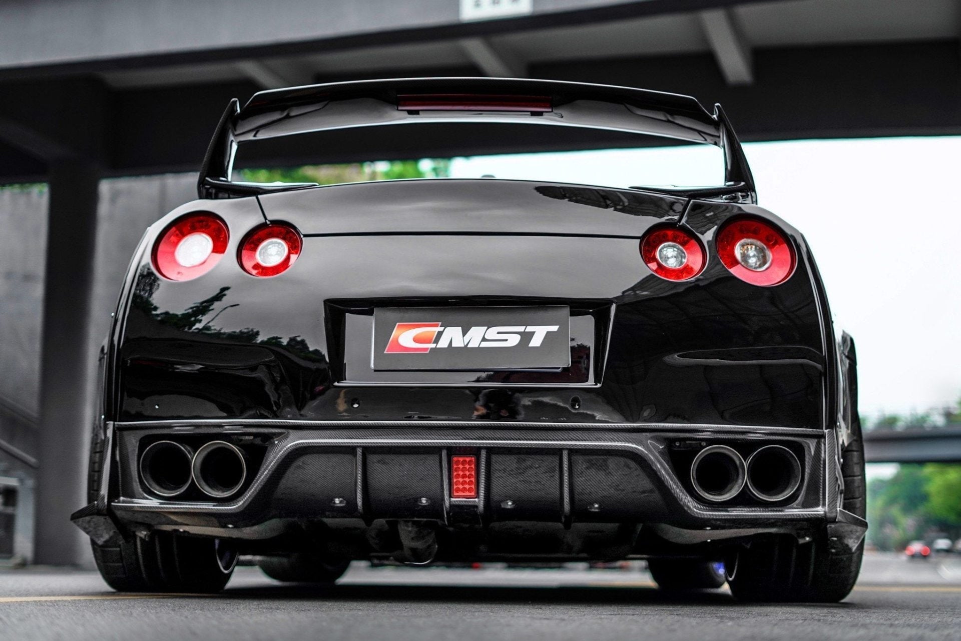 CMST Carbon Fiber Rear Spoiler for Nissan GTR GT-R R35 2008-2016 - Robot Bodykits