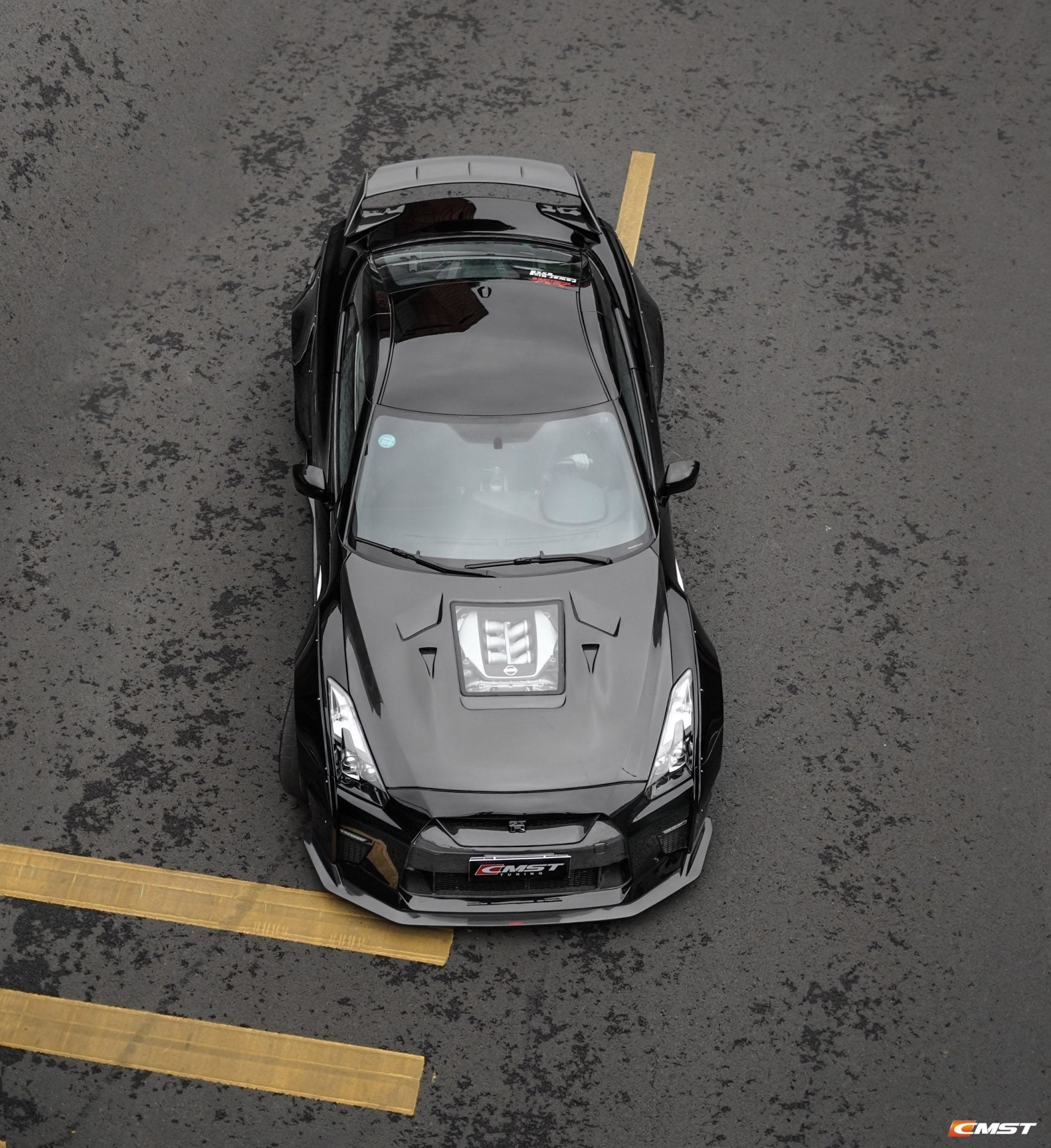 CMST Carbon Fiber Rear Spoiler for Nissan GTR GT-R R35 2008-2016 - Robot Bodykits