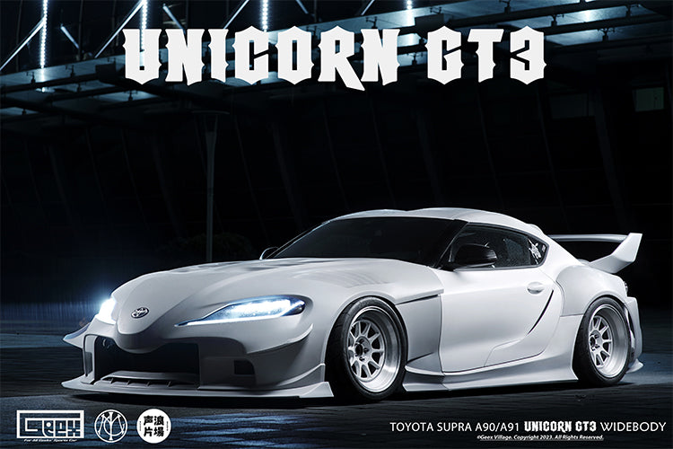 Geex Village Unicorn GT3 Toyota Supra Widebody Carbon / FRP Bodykit