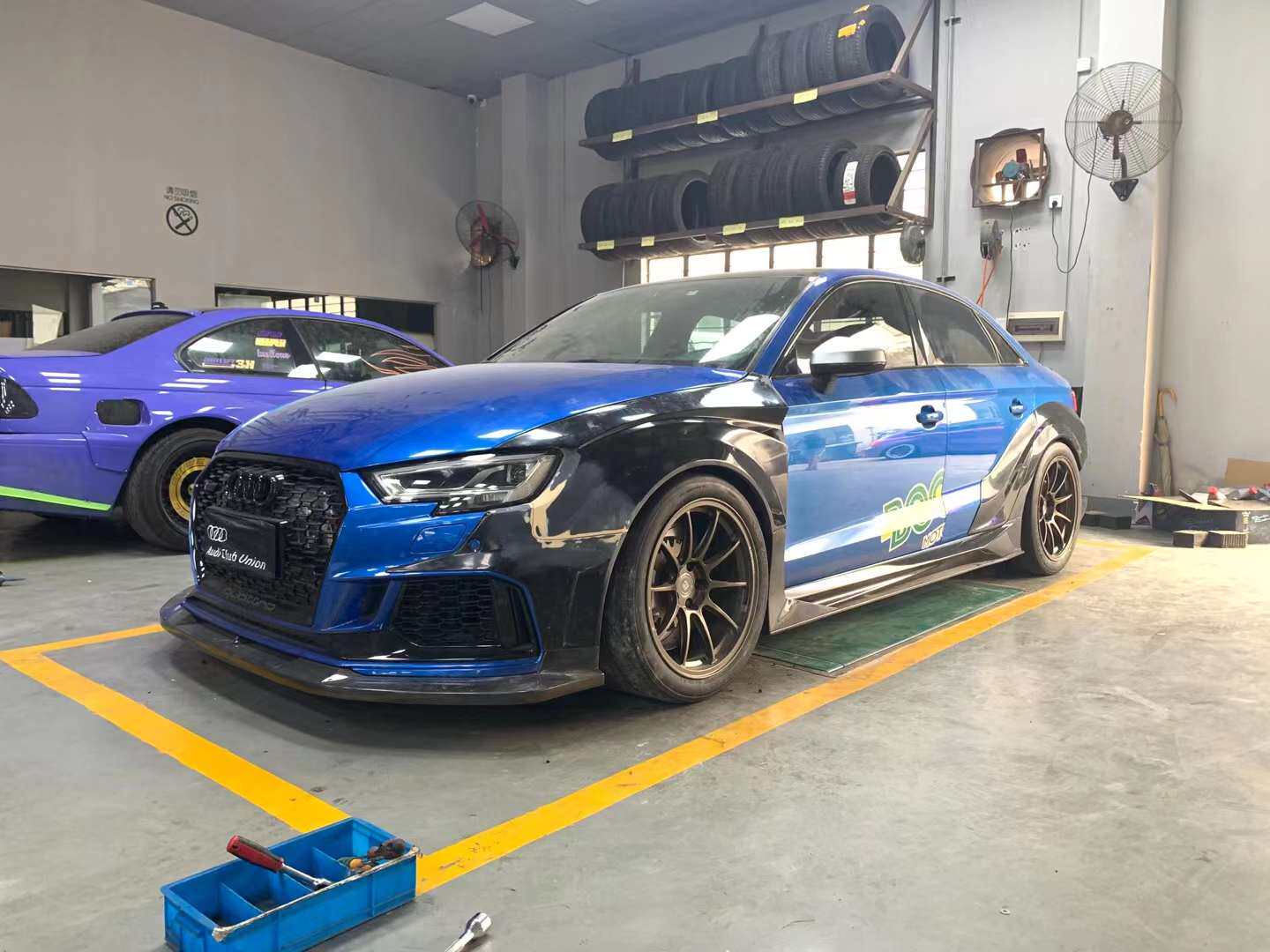 Audi RS3 8v EPR STANCEWORKZ Spec LM Widebody Kit (FRP / Carbon)