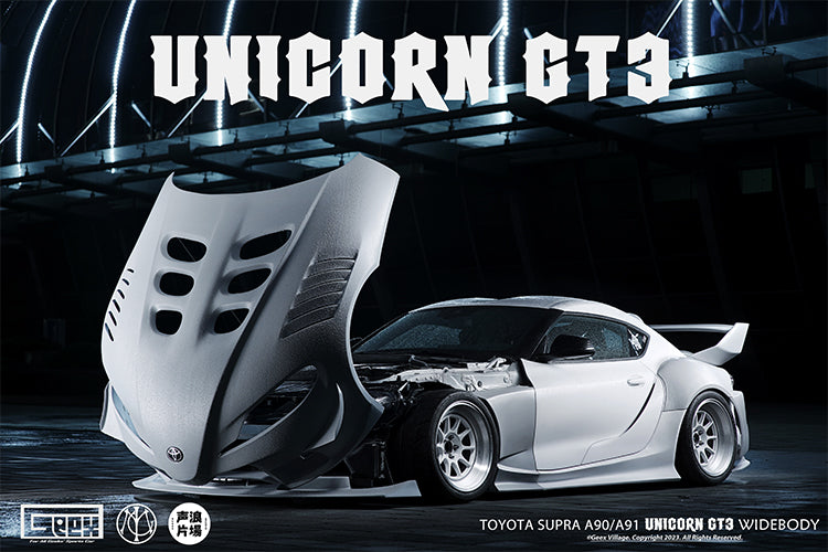 Geex Village Unicorn GT3 Toyota Supra Widebody Carbon / FRP Bodykit