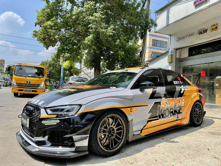 Audi RS3 8v EPR STANCEWORKZ Spec LM Widebody Kit (FRP / Carbon)