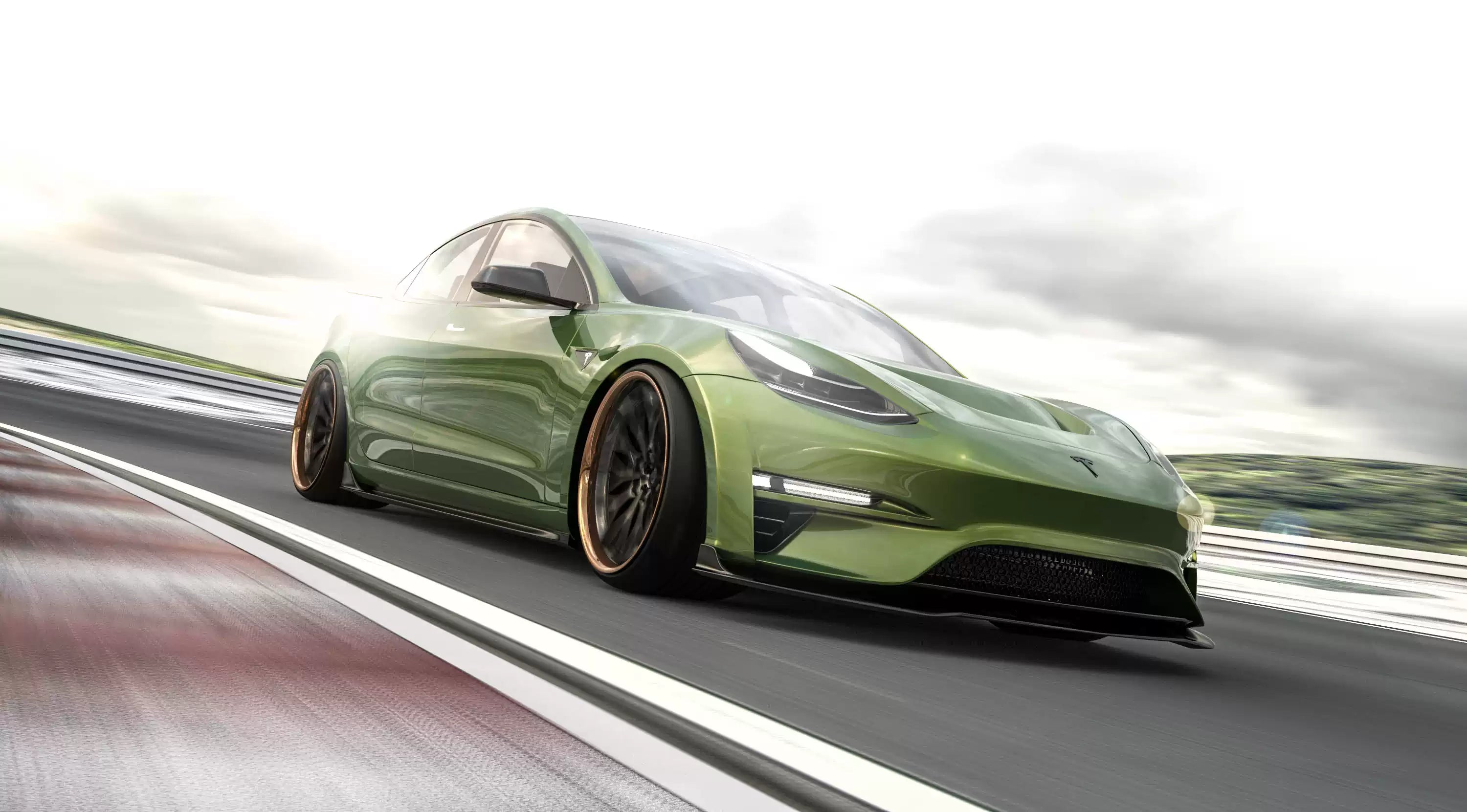 Robot Craftsman Tesla Model 3 
