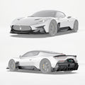 Maserati MC20 Paktechz Full Dry Carbon Aerodynamics Kit