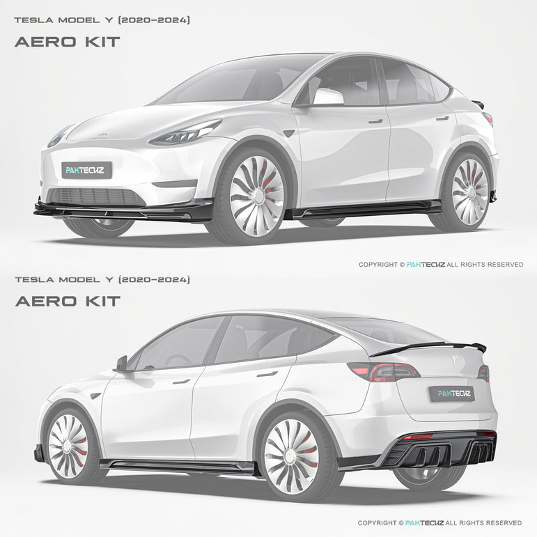 PAKTECHZ Dry Carbon Fibre Bodykit for for Tesla Model Y 2020-2024