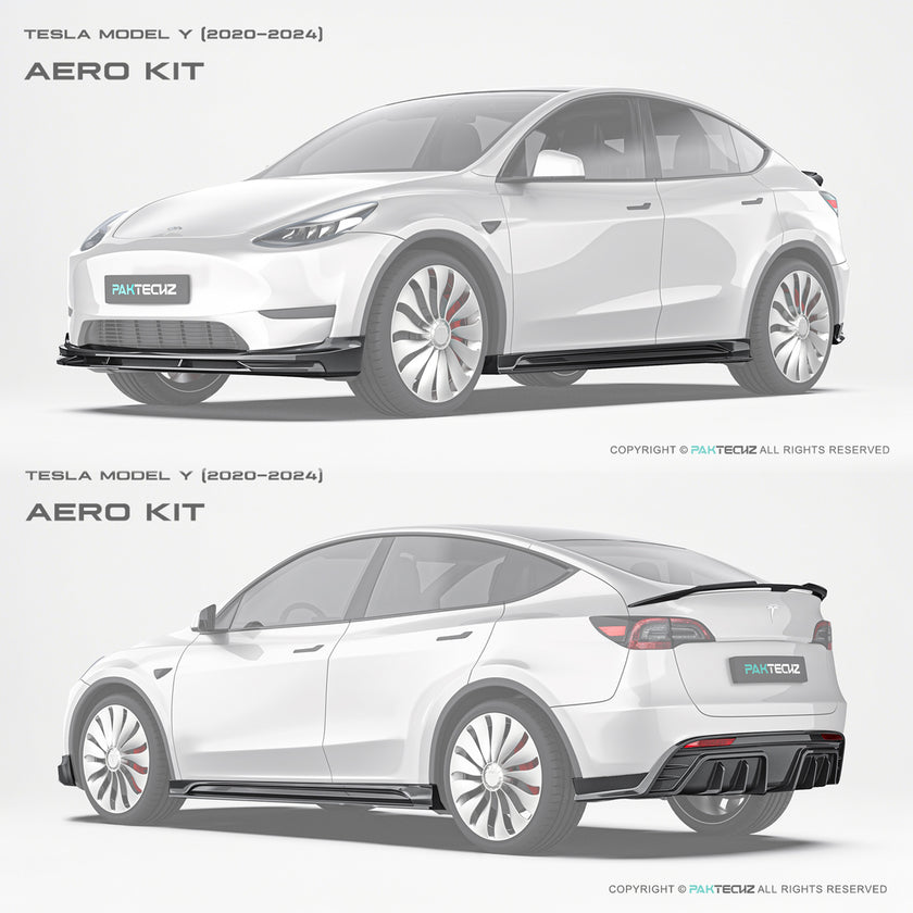 PAKTECHZ Dry Carbon Fibre Bodykit for for Tesla Model Y 2020-2024
