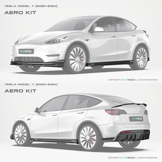 PAKTECHZ Dry Carbon Fibre Bodykit for for Tesla Model Y 2020-2024