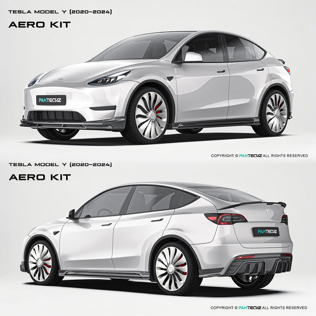 PAKTECHZ Dry Carbon Fibre Bodykit for for Tesla Model Y 2020-2024
