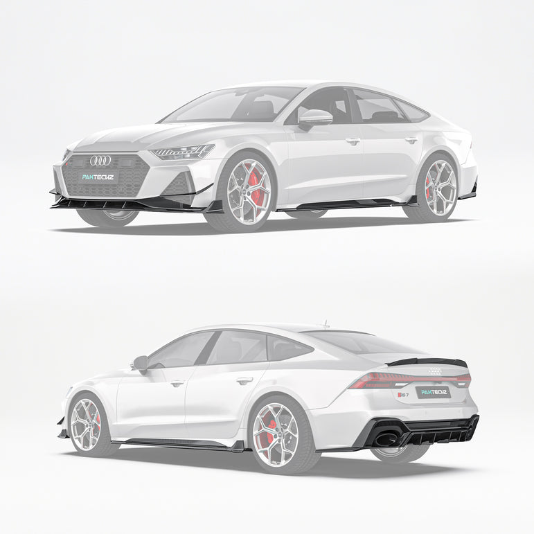 Audi RS7 C8 Paktechz Full Dry Carbon Aerodynamics kit - Robot Bodykits