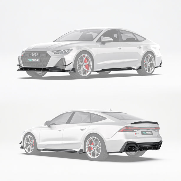 Audi RS7 C8 Paktechz Full Dry Carbon Aerodynamics kit - Robot Bodykits