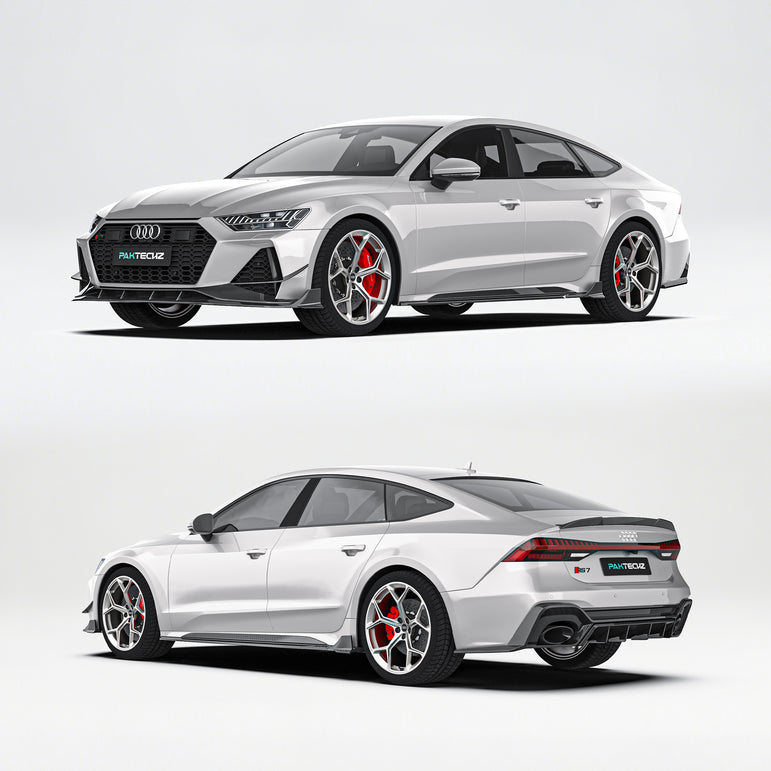 Audi RS7 C8 Paktechz Full Dry Carbon Aerodynamics kit - Robot Bodykits