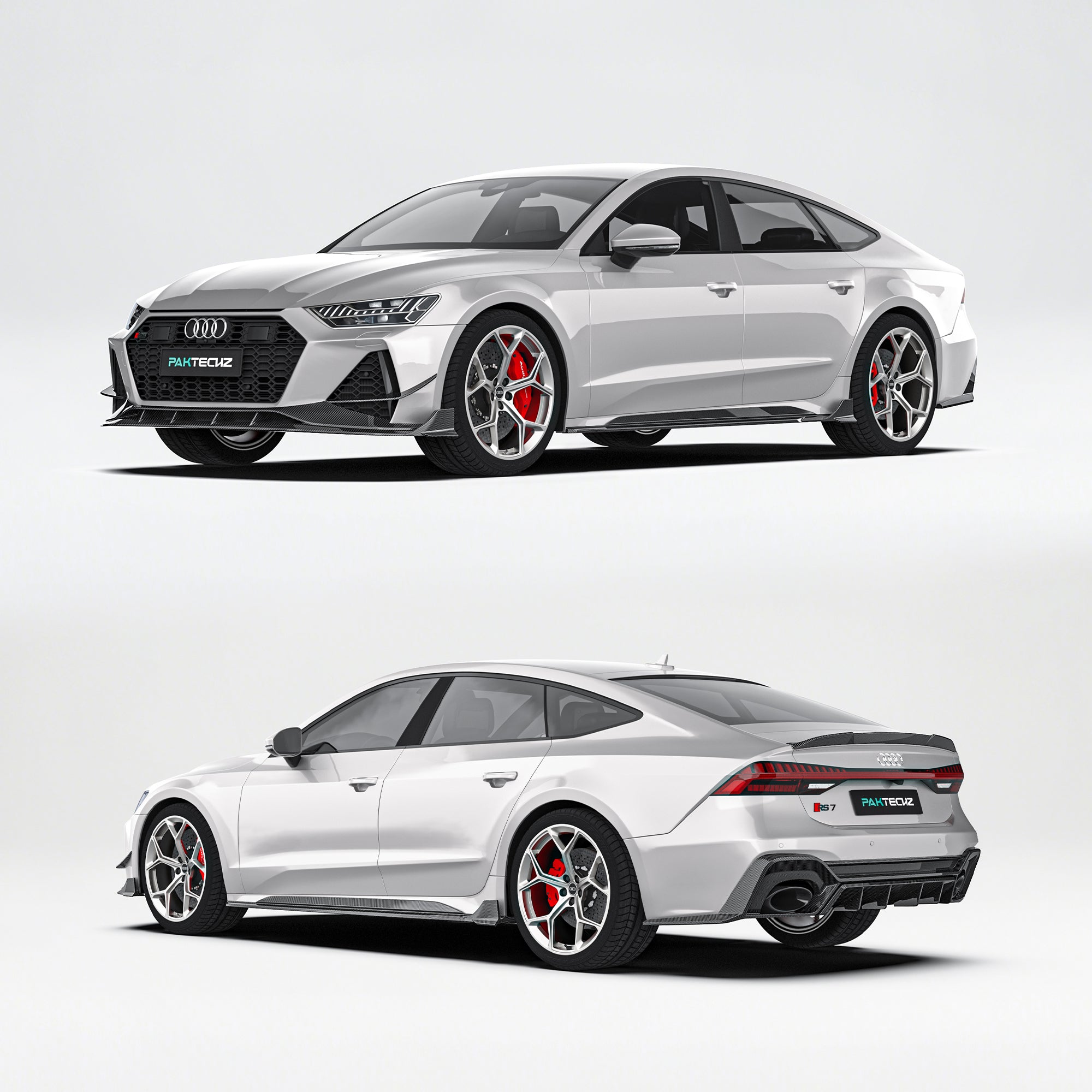 Audi RS7 C8 Paktechz Full Dry Carbon Aerodynamics kit - Robot Bodykits