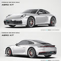 Paktechz Porsche 911 992.1 Carrera, Carrera S Full Dry Carbon Aerodynamics kit 2019-2024