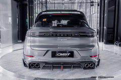 CMST Tuning Pre-preg Carbon Fiber Rear Diffuser & Canards For Porsche Cayenne 9Y0 Facelift