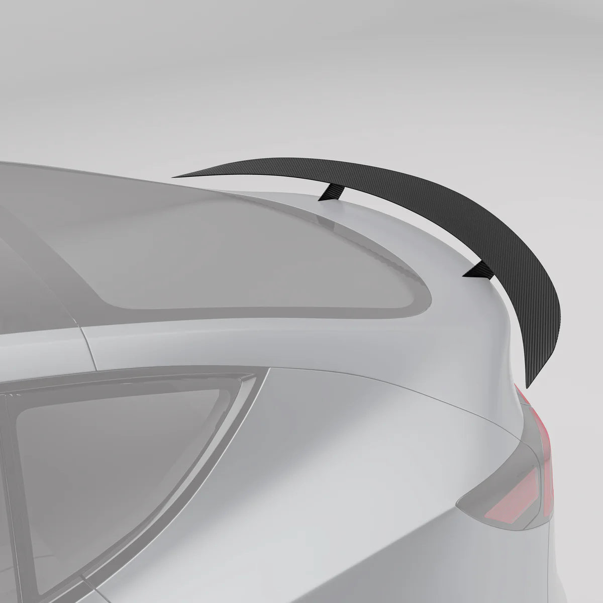 RevoZport Tesla Model Y 2021-2024 Carbon Fiber Rear Spoiler