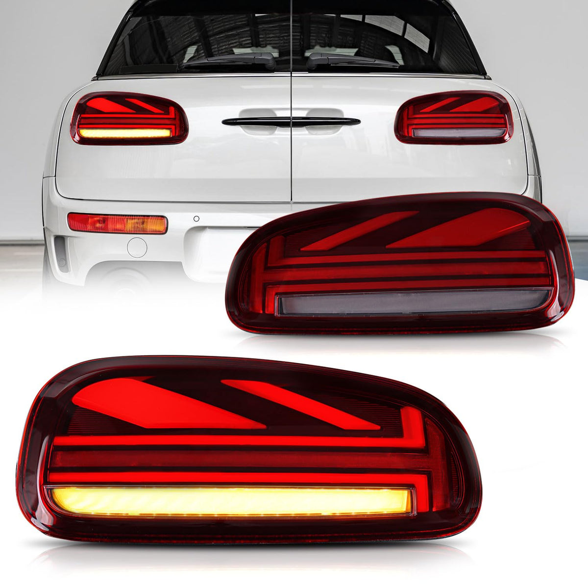 Full LED Tail Lights Assembly For Mini Clubman F54 2015-2019