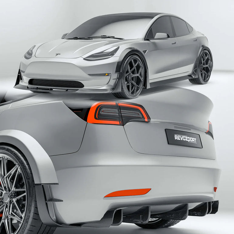 RevoZport Tesla Model 3 2019-2024 (Gen 1) Wide Arch Body Kit