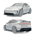 RevoZport Tesla Model Y Juniper 2024 (Gen 2) Full Carbon Wide Arch Body Kit