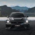 Robot Craftsman Volkswagen Golf / GTI / Golf R MK7 MK7.5 Fibre Glass Reinforced Plastic Complete Front Bumper (FRP)